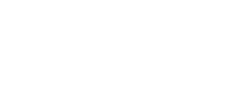 Horizontal logo + address, white
