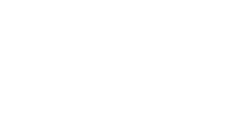 Horizontal logo + address and web address, white